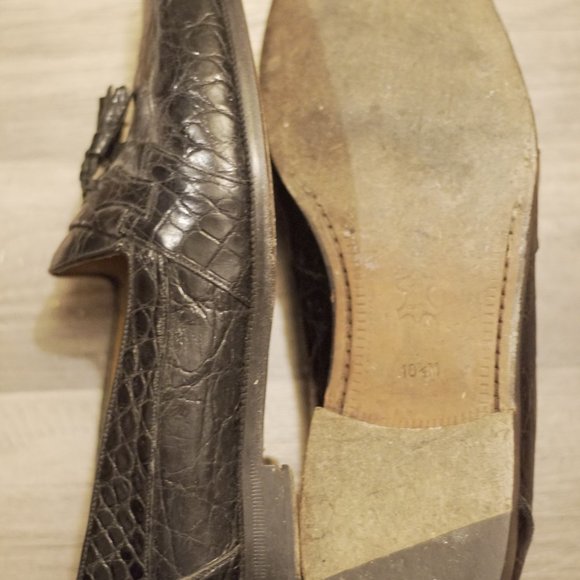 Avventura 10.5 Dark Brown Leather Crocodile Shoes main image 6